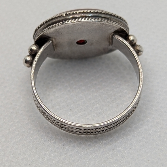 Silver Carnelian Ring - Picture 5 of 5